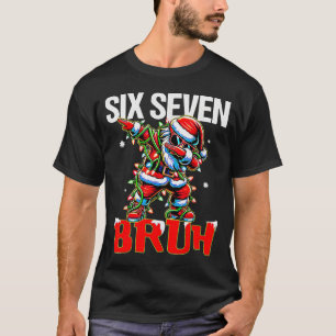 Camiseta 67 Seis Siete Burh Santa Navidad 6 7 Meme Hombres