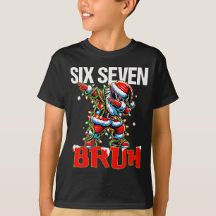 Camiseta 67 Seis Siete Burh Santa Navidad 6 7 Meme Hombres 