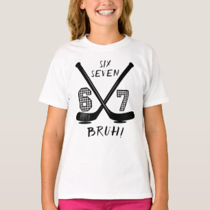 Camiseta 67 Seis Siete Chiste Meme de Deterioro Mental