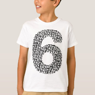 Camiseta 67 Seis Siete Diseño Divertido de 6 y 7 que Combin