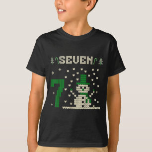 Camiseta 67 Seis Siete Meme Muñeco de Nieve Navidad Pareja 