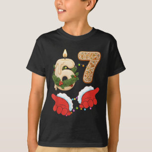 Camiseta 67 Seis Siete Meme Navidad Vela Pan de Jengibre Ge