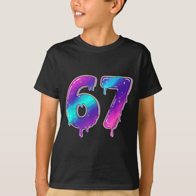 Camiseta 67 Shirt, 67 Meme Baseball Lifestyle 101 Apparel Y (Anverso)
