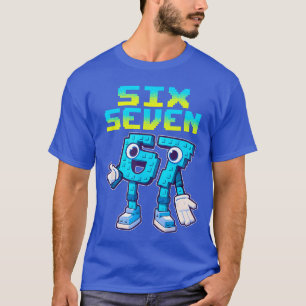Camiseta 67 Si Seven 67 divertida meme de juego con cerebro