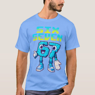 Camiseta 67 Si Seven 67 Meme divertido italiano de Brainrot
