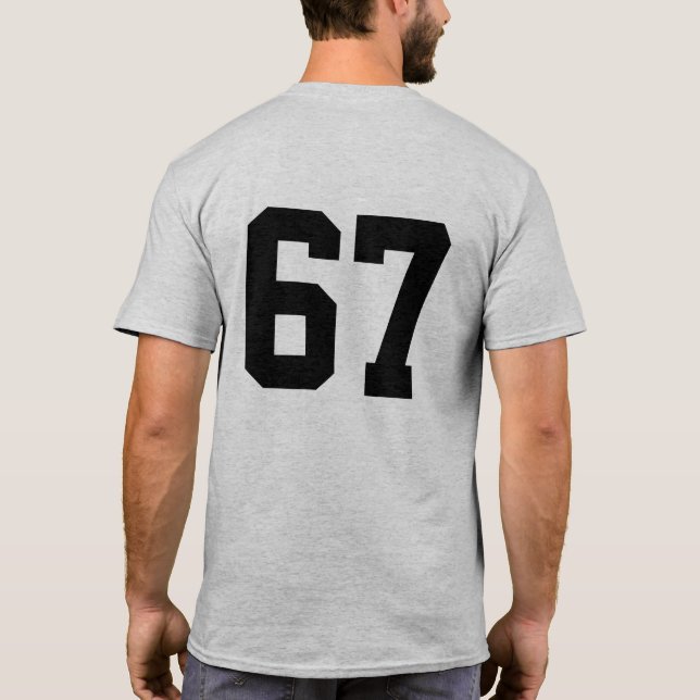 Camiseta 67 Six Seven (Reverso)