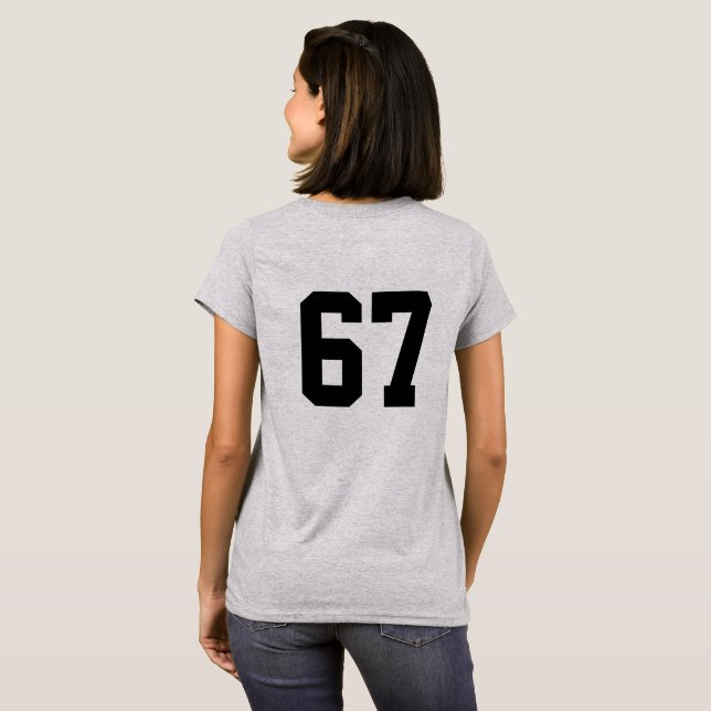 Camiseta 67 Six Seven (Reverso completo)