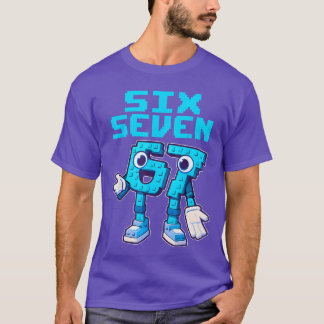 Camiseta 67 Six Seven 67 Funny Italian Brainrot Kids Gaming