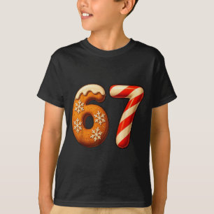 Camiseta 67 Six Seven 6-7 Pan de Jengibre Caña de Caramelo 