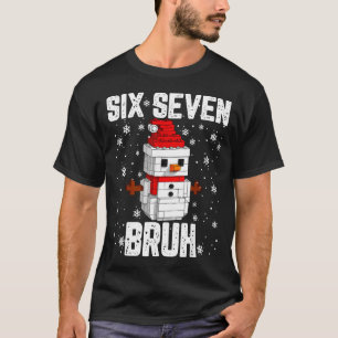 Camiseta 67 Six Seven Bruh Bloques De Construcción De Muñec