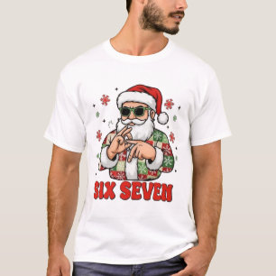 Camiseta 67 Six Seven Burh Divertida Navidad 6 7 Meme Hombr