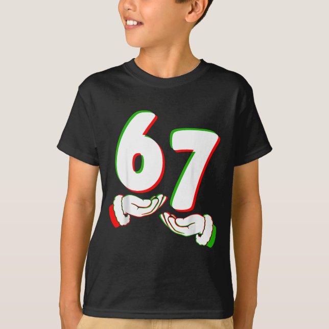 Camiseta 67 Six Seven Burh Funny Christmas 6 7 Meme Men Wom (Anverso)