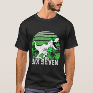 Camiseta 67 Six Seven Divertido 6 7 Feliz Día de San Patric