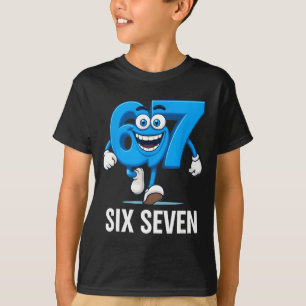 Camiseta 67 Six Seven Divertido Italiano Brainrot Niños Jue