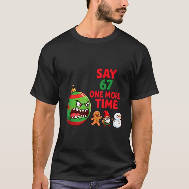 Camiseta 67 Six Seven Funny Christmas 6 7 Meme Joke Men Wom (Anverso)