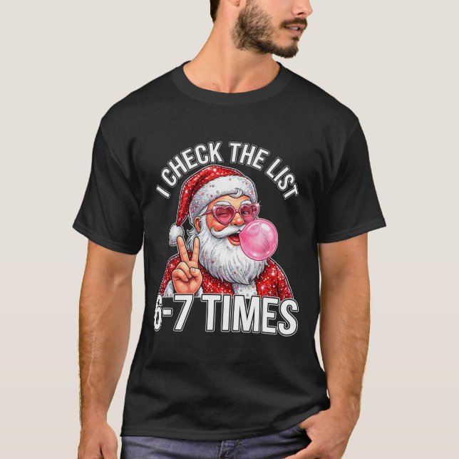 Camiseta 67 Six Seven Funny Christmas 6 7 Santa Meme Men Wo (Anverso)
