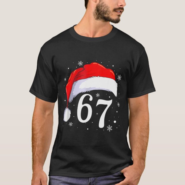 Camiseta 67 Six Seven Santa Funny Christmas 6 7 Meme Men Wo (Anverso)