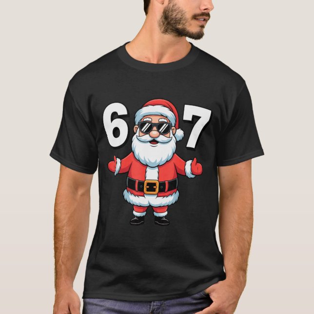 Camiseta 67 Six Seven Santa Xmas Christmas  (Anverso)