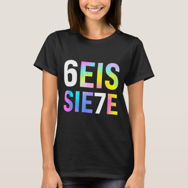Camiseta 67 Spanish Meme Seis Siete Six Seven Funny Spaniea (Anverso)