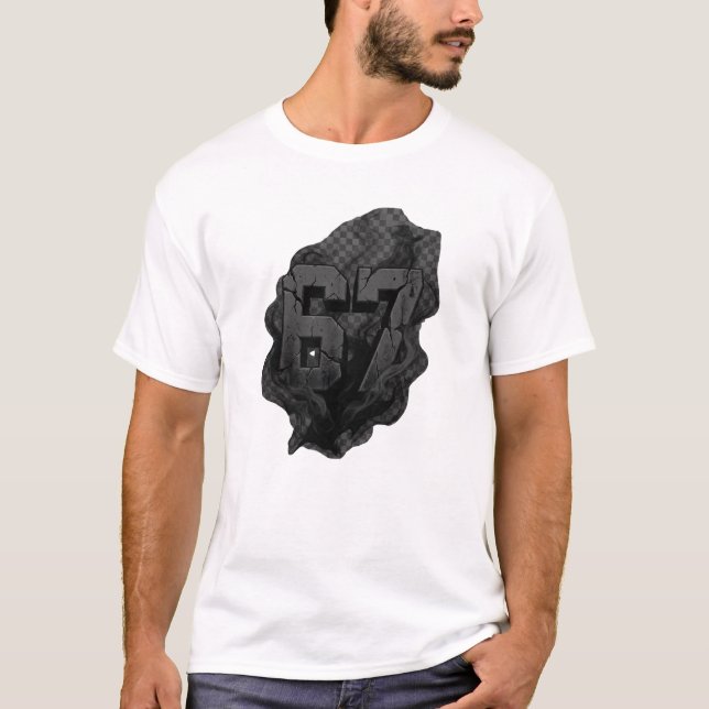 Camiseta 67 Streetwear Graphic T-Shirt Design (Anverso)