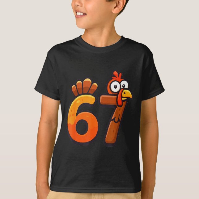 Camiseta 67 Thanksgiving Funny Turkey Thanksgiving 67 Turke (Anverso)