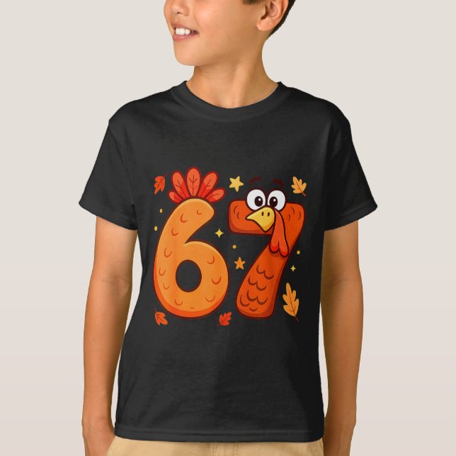 Camiseta 67 Thanksgiving Funny Turkey Thanksgiving 67 Turke (Anverso)
