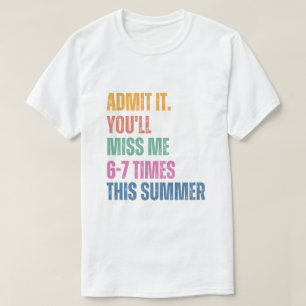 Camiseta 67 Último Día de Escuela Gen A Último Día de Escue