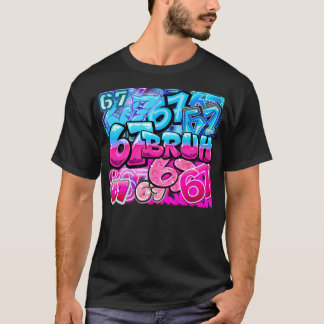Camiseta 67 Urban Graffiti Tee | Diseño Gráfico Hip Hop