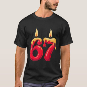 Camiseta 67 velas de Navidad