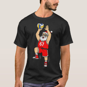 Camiseta 67 Volleyball Santa Seis Siete Meme Navidad Srt M