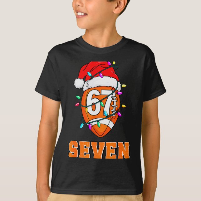 Camiseta 67endy Xmas Football – Six &amp; Seven Matching Co (Anverso)