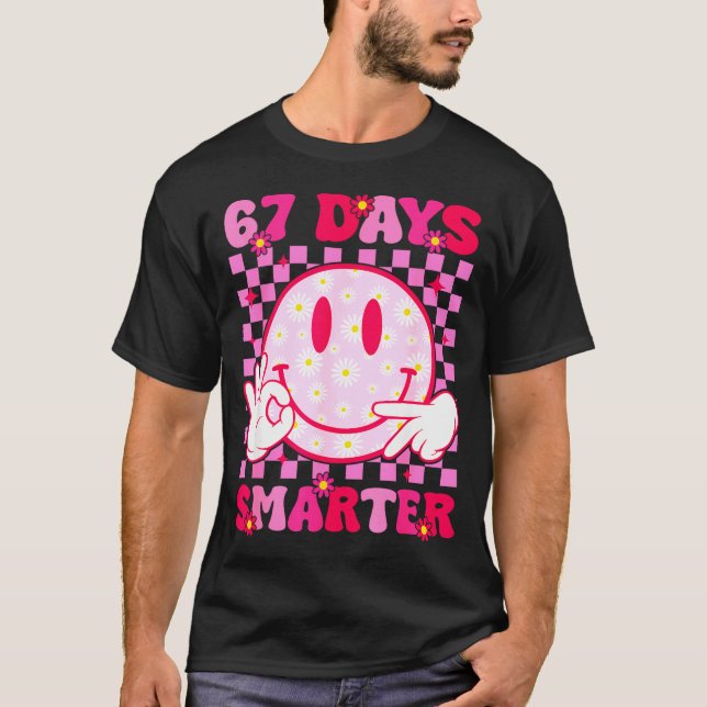 Camiseta 67th Day Of School Shirt 67 Days Smarter Teacher B (Anverso)