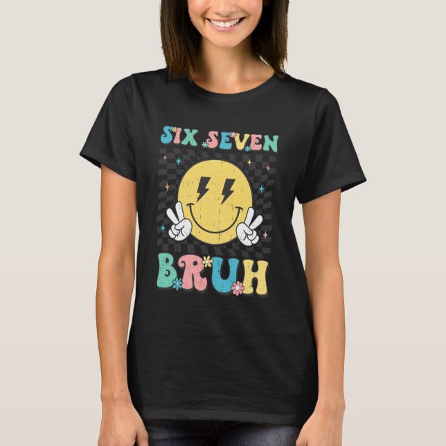 Camiseta 67th Day of School Shirt Six Seven Bruh Teacher Bo (Anverso)