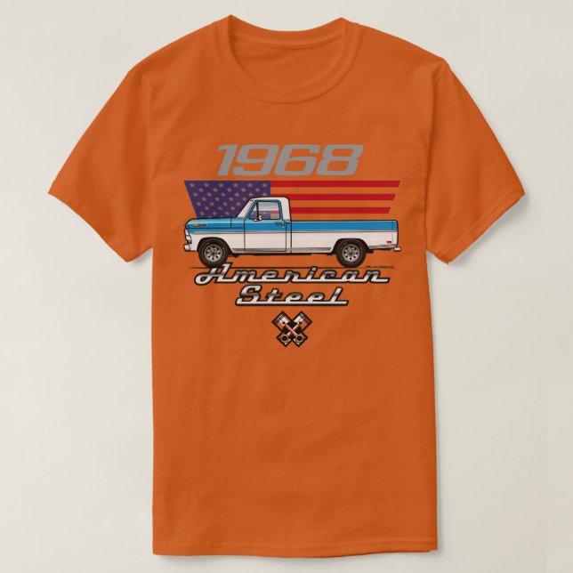 Camiseta 68 Acero americano1 (Diseño del anverso)
