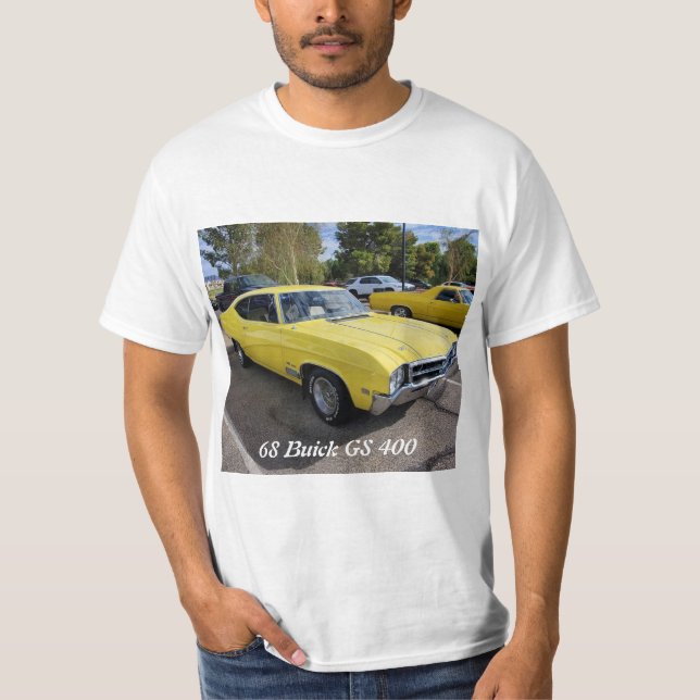 Camiseta 68 Buick GS 400 Botella de agua de acero inoxidabl (Anverso)
