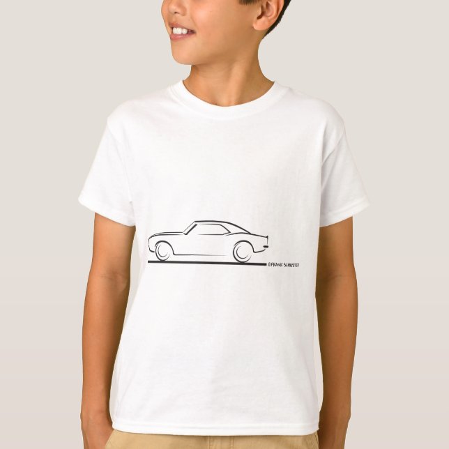 Camiseta 68 Cámaro tapa dura BLK (Anverso)