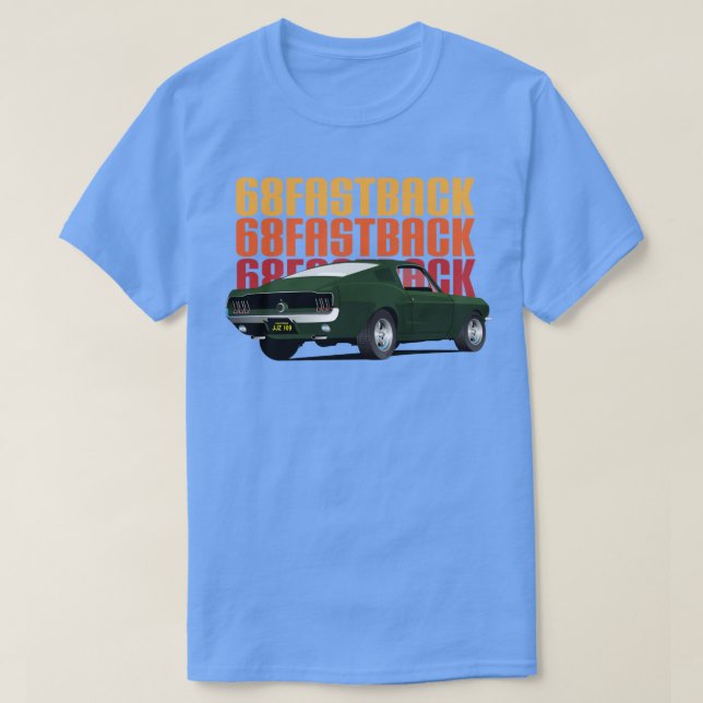 Camiseta 68 Fastback (Diseño del anverso)