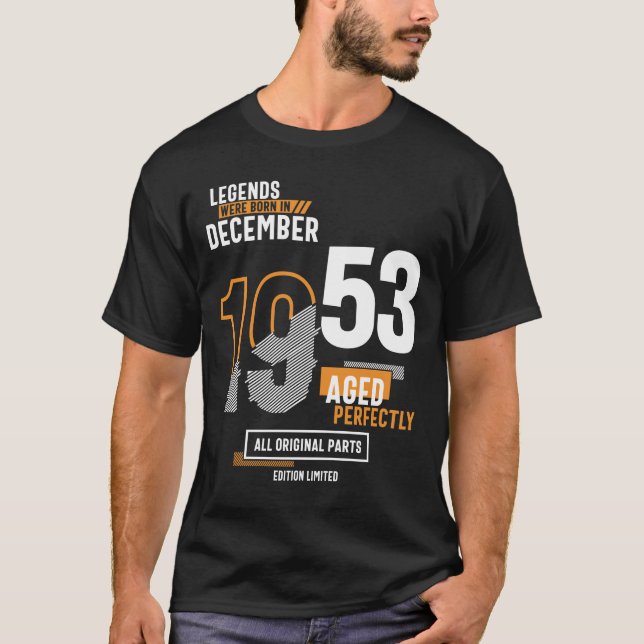Camiseta 68 Leyendas De Cumpleaños Nacidas En Diciembre De  (Anverso)