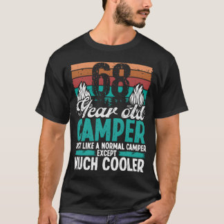 Camiseta 68 Year Old Camper Scouting Camping 68 Birthday vi