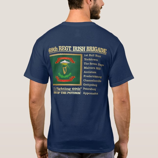 Camiseta 69º Regimiento, Brigada Irlandesa (BH) (Reverso)