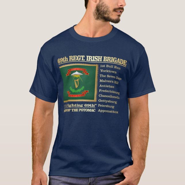 Camiseta 69º Regimiento, Brigada Irlandesa (BH) (Anverso)