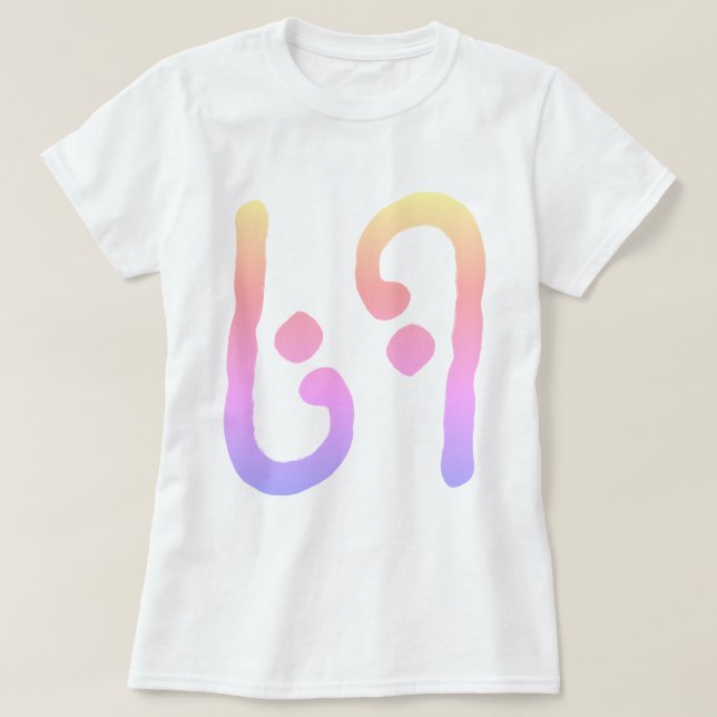 CAMISETA 69 (Diseño del anverso)