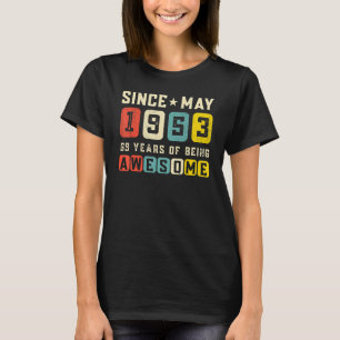 Camiseta 69.ª festividad desde la época de mayo de 1953