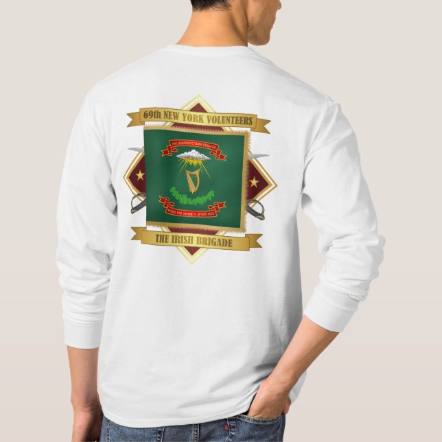 Camiseta 69.ª Infantería de Voluntarios de Nueva York (Reverso)