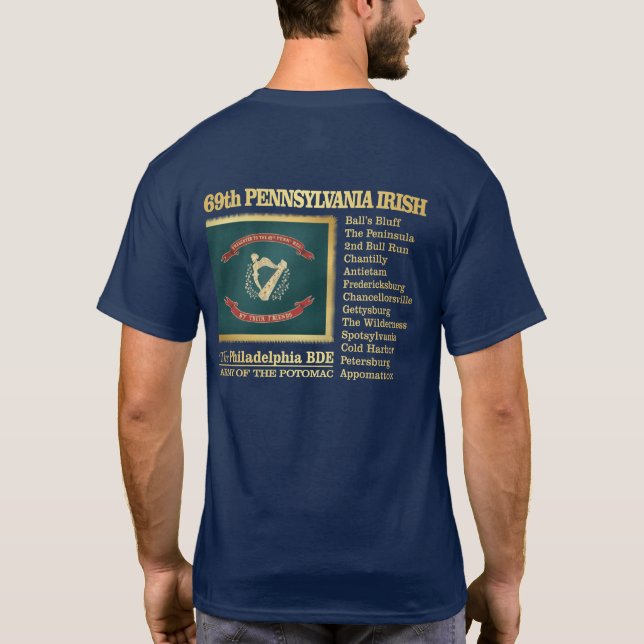 Camiseta 69.ª Pennsylvania Irish (BH) (Reverso)