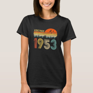 Camiseta 69.ª Regalo de cumpleaños Vintage 1953 Retro Bda
