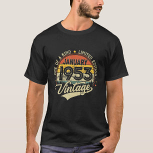 Camiseta 69.ª Regalos De Cumpleaños Retro De 69 Años Nacido