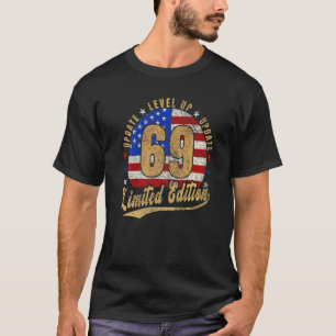 Camiseta 69.º Nacimiento Retro Vintage U S A
