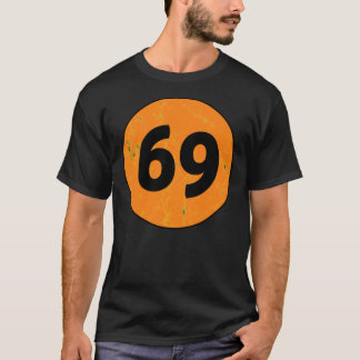 CAMISETA 69 1969 ROUND DISTRESSED LOGO SUMMER OF LOVE RACIN