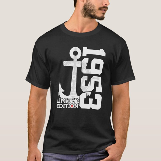 Camiseta 69 años de capacidad 1953 marinero 69º cumpleaños (Anverso)